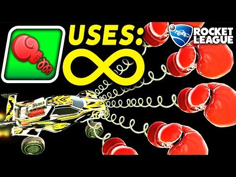 ROCKET LEAGUE WITH INFINITE POWERUPS IS AMAZING