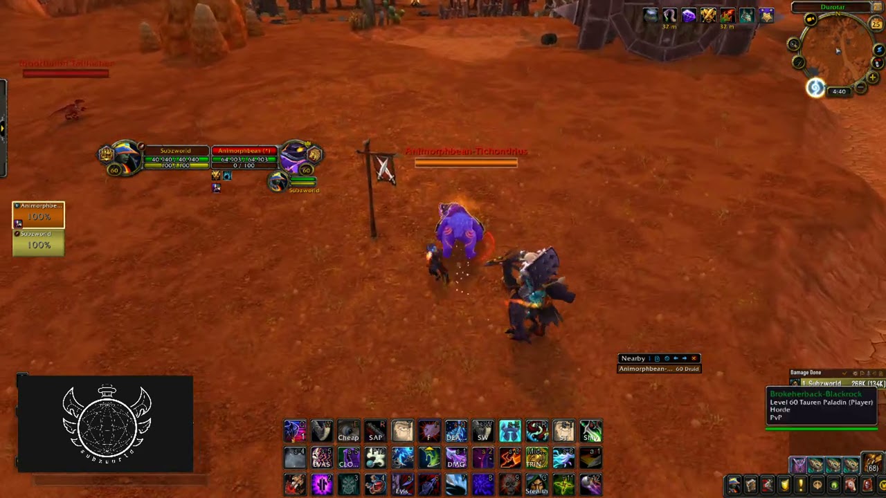 ROGUE DEFENDING TIP VS DRUIDS PART 2