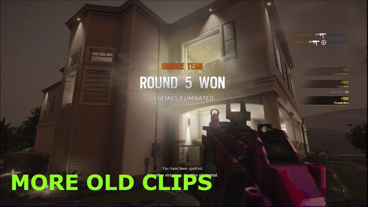 Rainbow Six : Siege - More Old Clips!!