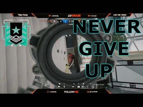 Rainbow Six Siege: NEVER GIVE UP! - (R6S PS4 Gameplay)