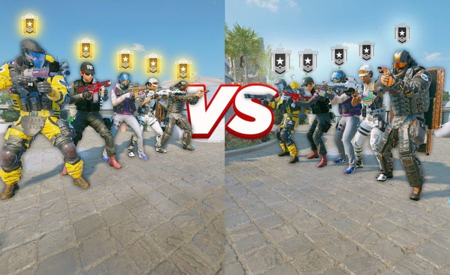 Rainbow Six Siege Players VS The Rank They Think They Deserve (Silver VS Gold)