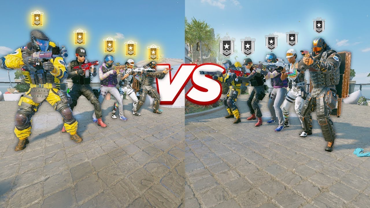 Rainbow Six Siege Players VS The Rank They Think They Deserve (Silver VS Gold)