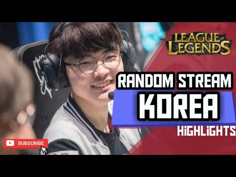 Random Korean Stream Highlights | League of Legends | Groovin