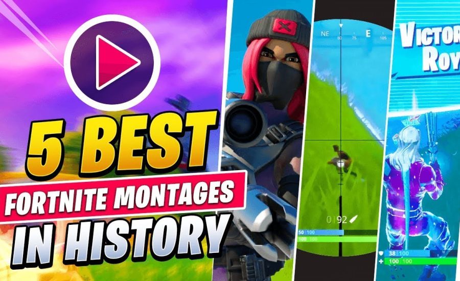 Ranking The TOP 5 BEST Fortnite MONTAGES of ALL TIME!