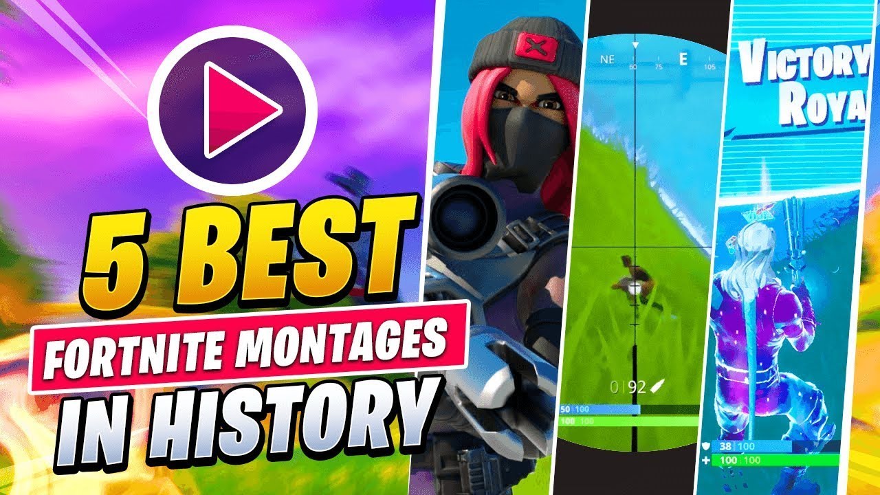 Ranking The TOP 5 BEST Fortnite MONTAGES of ALL TIME!