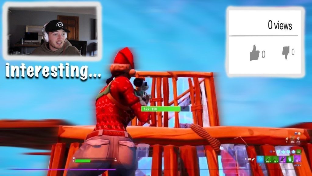 Reacting to Fortnite videos with NO VIEWS...