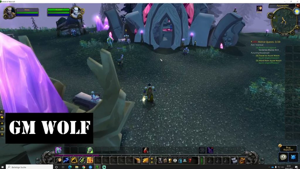 Reise zur Azurwacht | WoW TBC Allianz Quest | GM Wolf | WoW TBC Classic