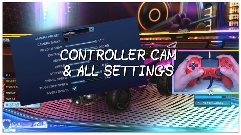 Rocket League: 2V2 GAMEPLAY (Controller Cam & All Settings)