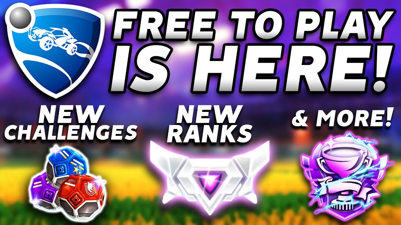Rocket League FREE TO PLAY is Here! New Challenges, Ranks & More!