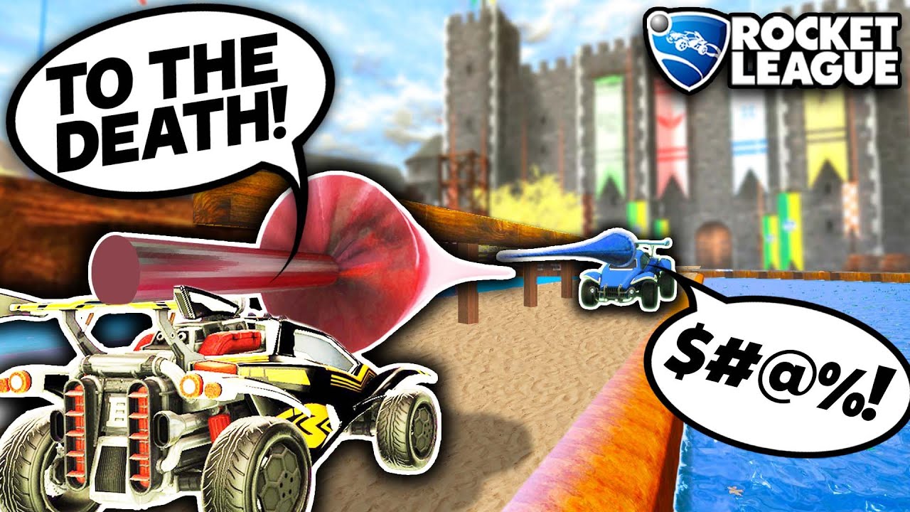 Rocket League JOUSTING is HILARIOUS!