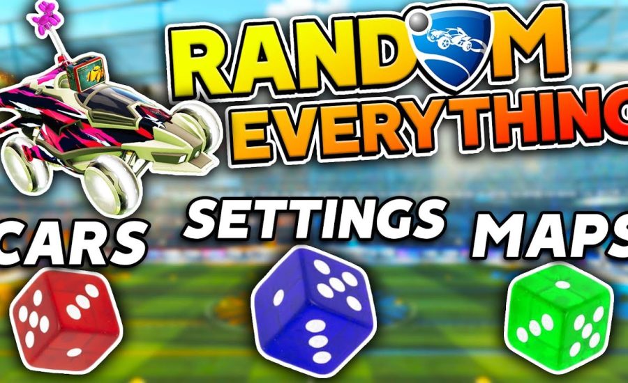 Rocket League, but EVERYTHING is RANDOMIZED (Funny Results)