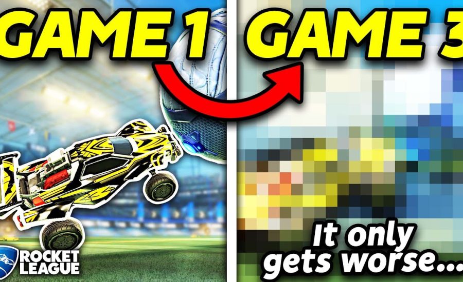 Rocket League, but every game gets MORE PIXELATED