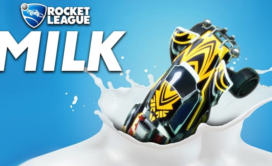 Rocket League, but everything is MILK