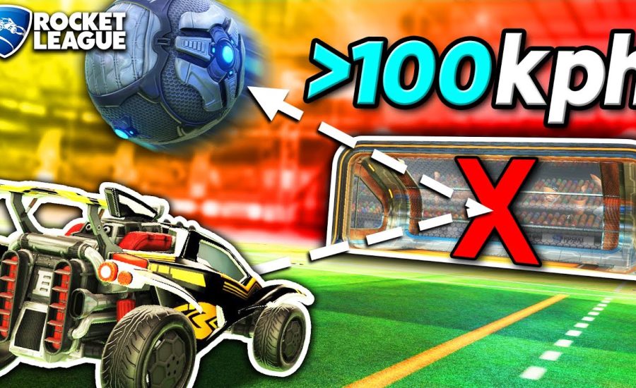 Rocket League, but only EXTREMELY FAST goals can go in