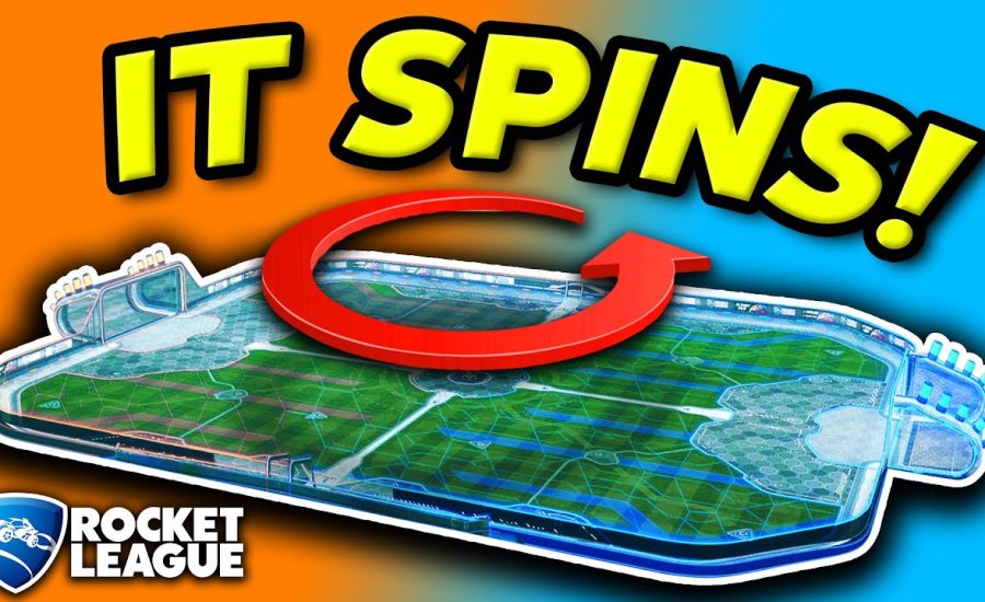 Rocket League, but the FIELD SPINS
