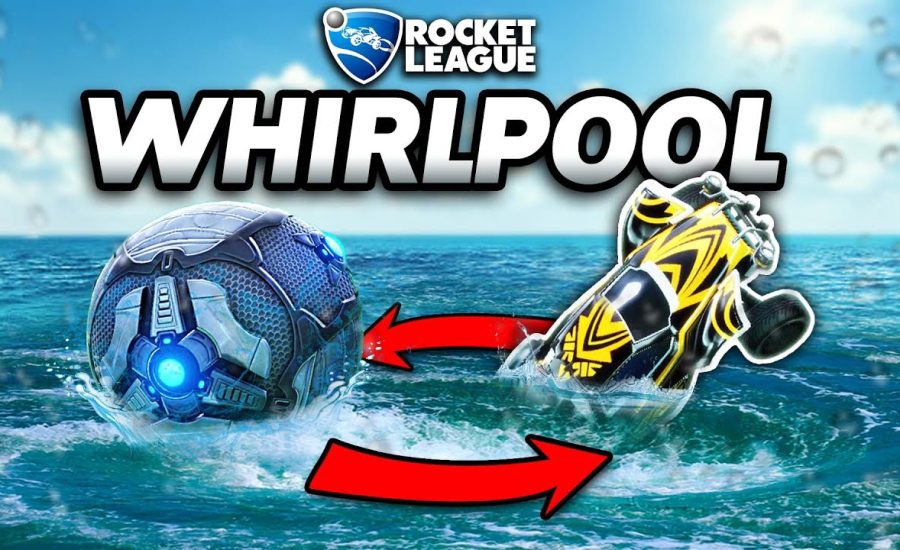 Rocket League, but the FIELD is a WHIRLPOOL