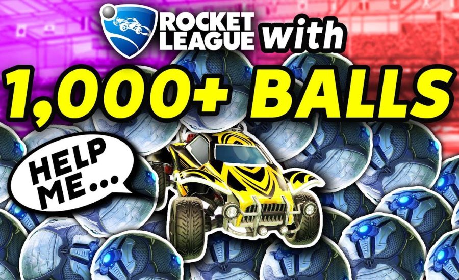 Rocket League with 1000+ balls: Is it playable?