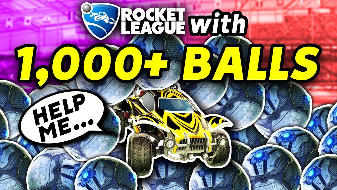 Rocket League with 1000+ balls: Is it playable?