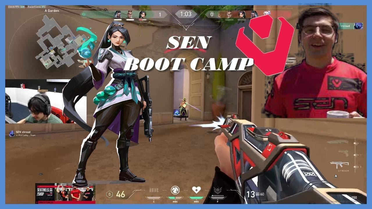 SEN TenZ dou Shroud SAGE GAMEPLAY! SEN Boot Camp! VALORANT RADIANT RANKED GAMEPLAY 43