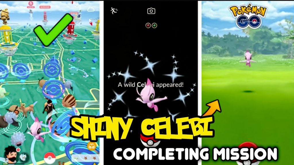 SHINY CELEBI SPECIAL RESEARCH | COMPLETING MISSON | POKEMON GO