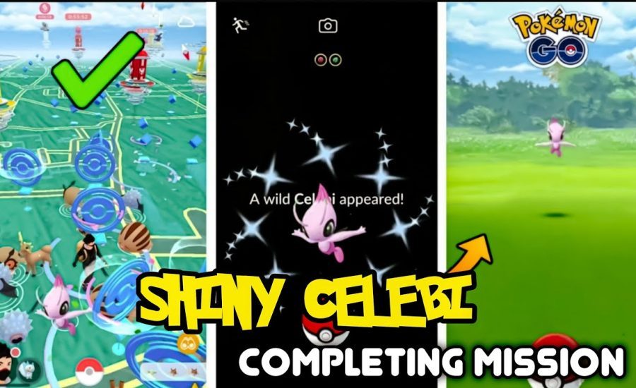 SHINY CELEBI SPECIAL RESEARCH | COMPLETING MISSON | POKEMON GO