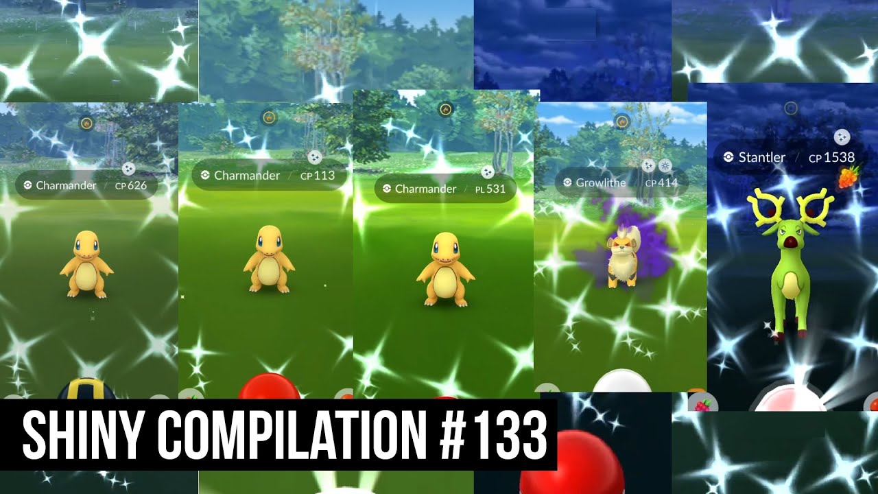 SHINY CHARMANDER EVERYWHERE! - Pokemon GO Shiny Compilation #133