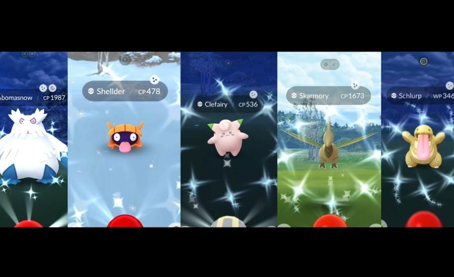 SHINY CLEFAIRY, ABOMASNOW, LICKITUNG AND MORE! - Pokemon GO Shiny Compilation #189