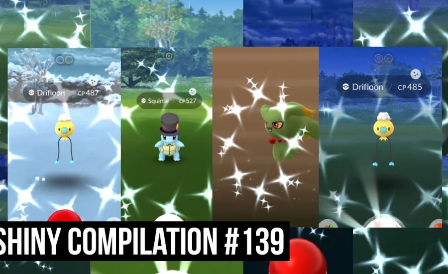 SHINY DRIFLOON EVERYWHERE! - Pokemon GO Shiny Compilation #139