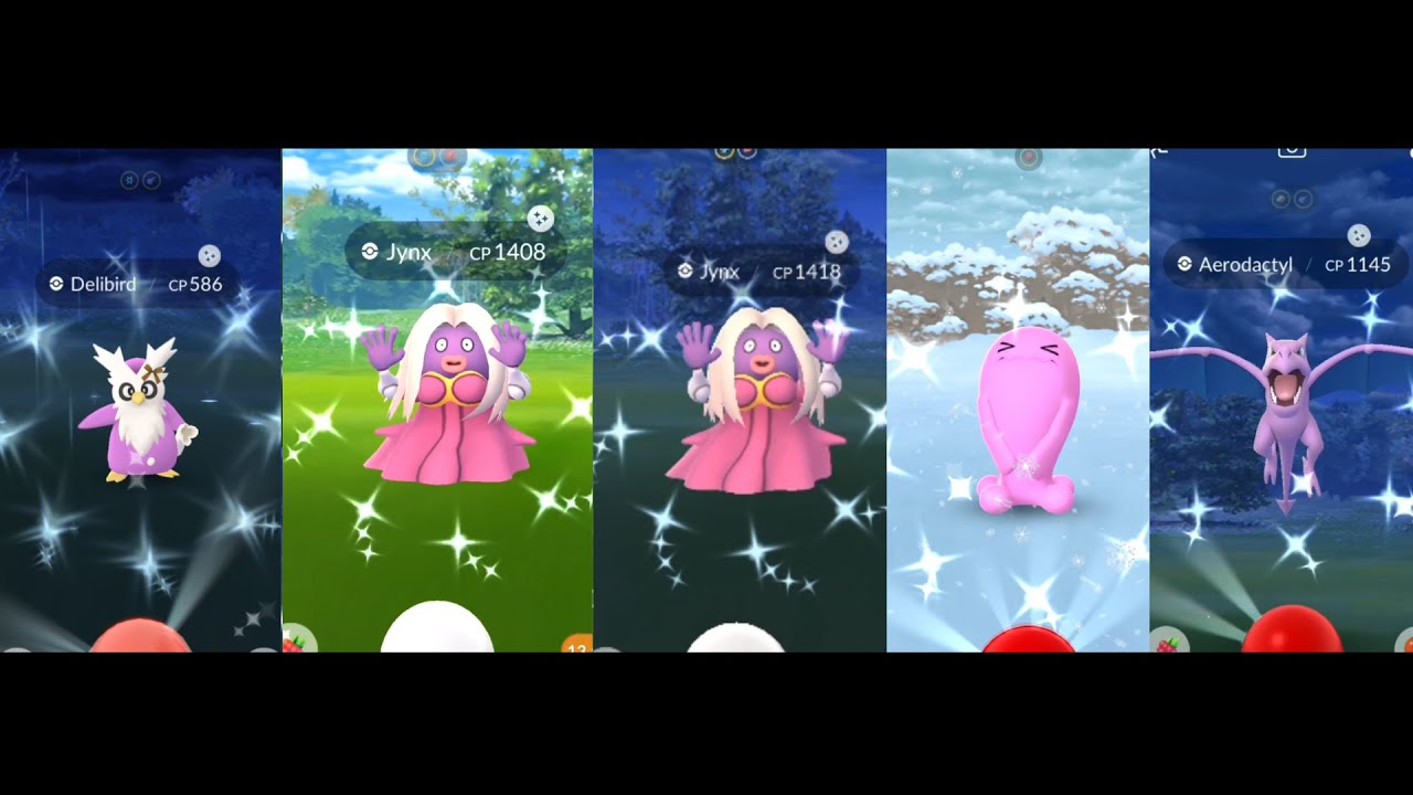 SHINY JYNX FOR CHRISTMAS!!! - Pokemon GO Shiny Compilation #186