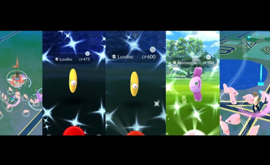 SHINY LUVDISC IS IN THE AIR!!! - Pokemon GO Shiny Compilation #225