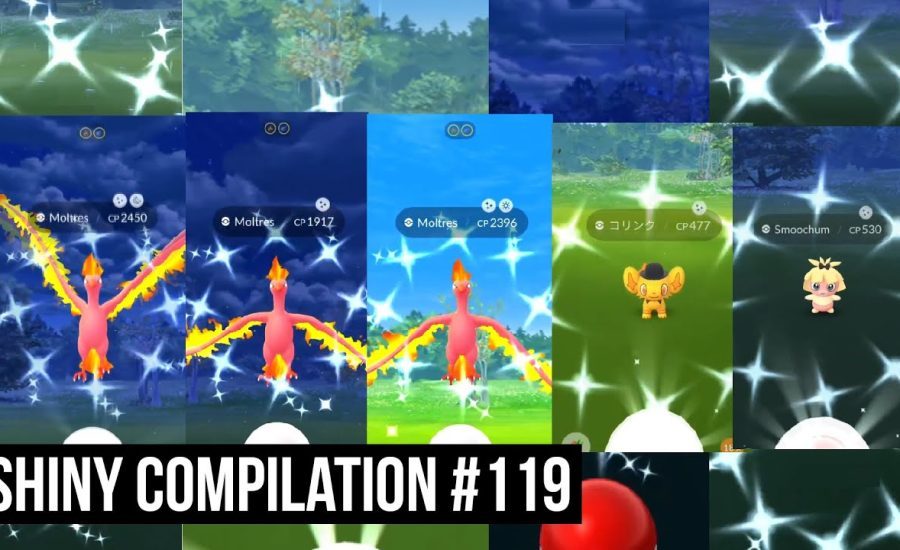 SHINY MOLTRES IS BACK! - Pokemon GO Shiny Compilation #119