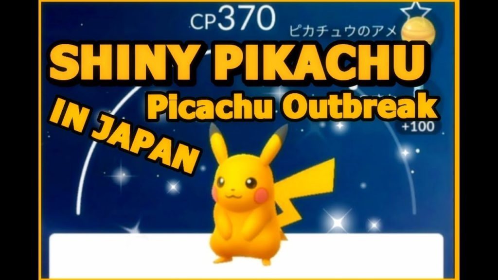 SHINY PIKACHU FOUND IN JAPAN | POKEMON GO PIKACHU OUTBREAK EVENT