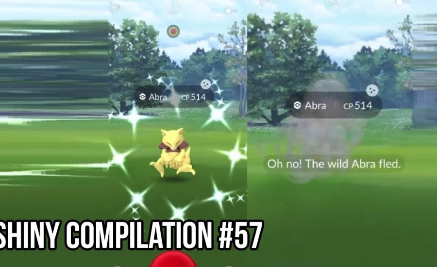 SHINY RUNAWAYS Q_Q - PokemonGO Shiny Encounter Compilation #57