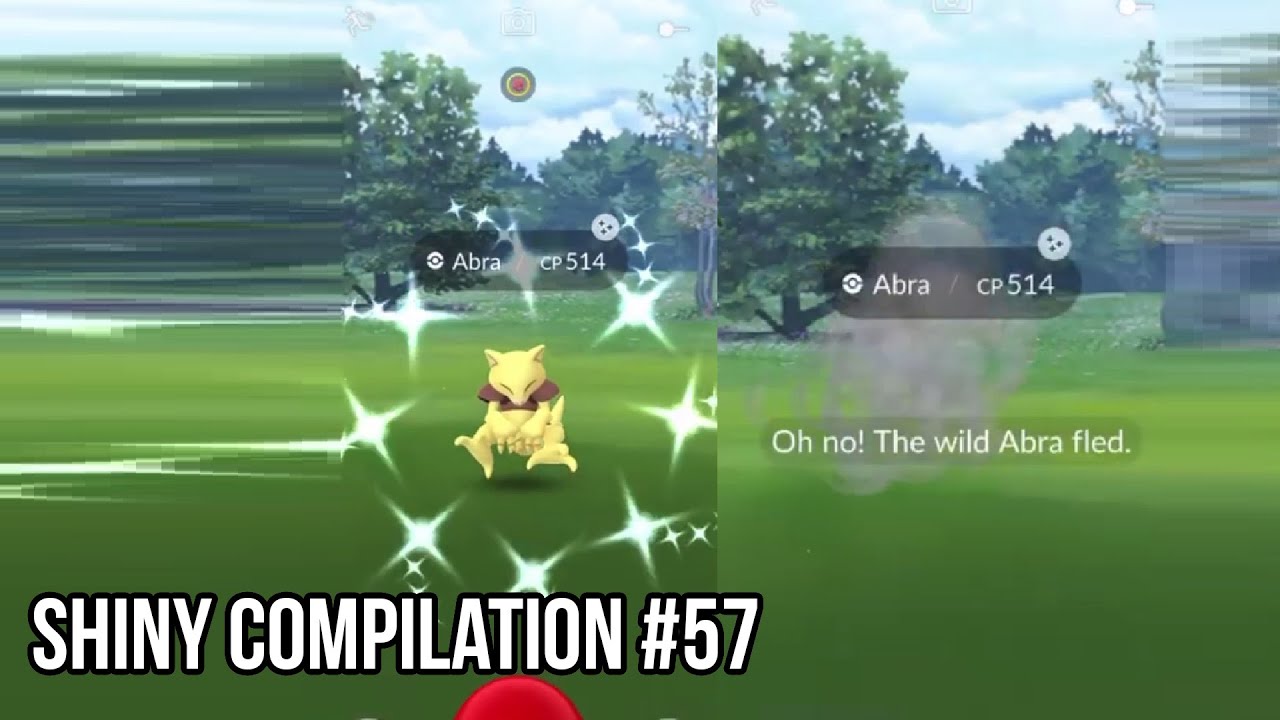 SHINY RUNAWAYS Q_Q - PokemonGO Shiny Encounter Compilation #57