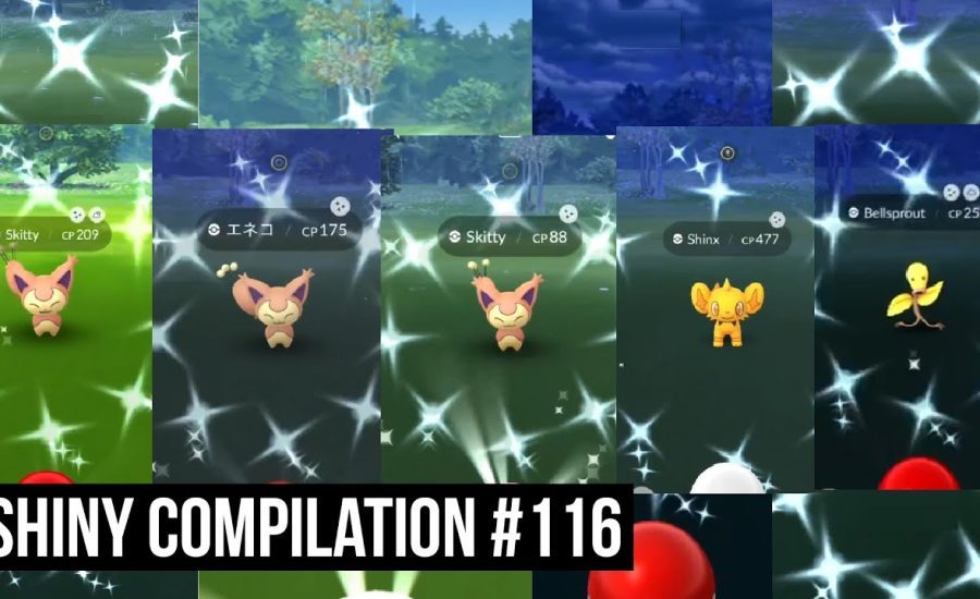 SHINY SKITTY EVERYWHERE! -  Pokemon GO Shiny Compilation #116