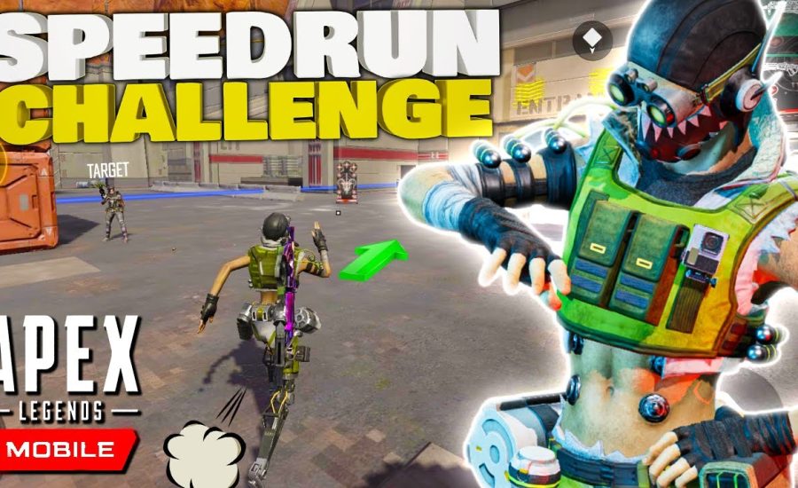 SPEEDRUN Challenge In Apex Legends Mobile! (First Ever)