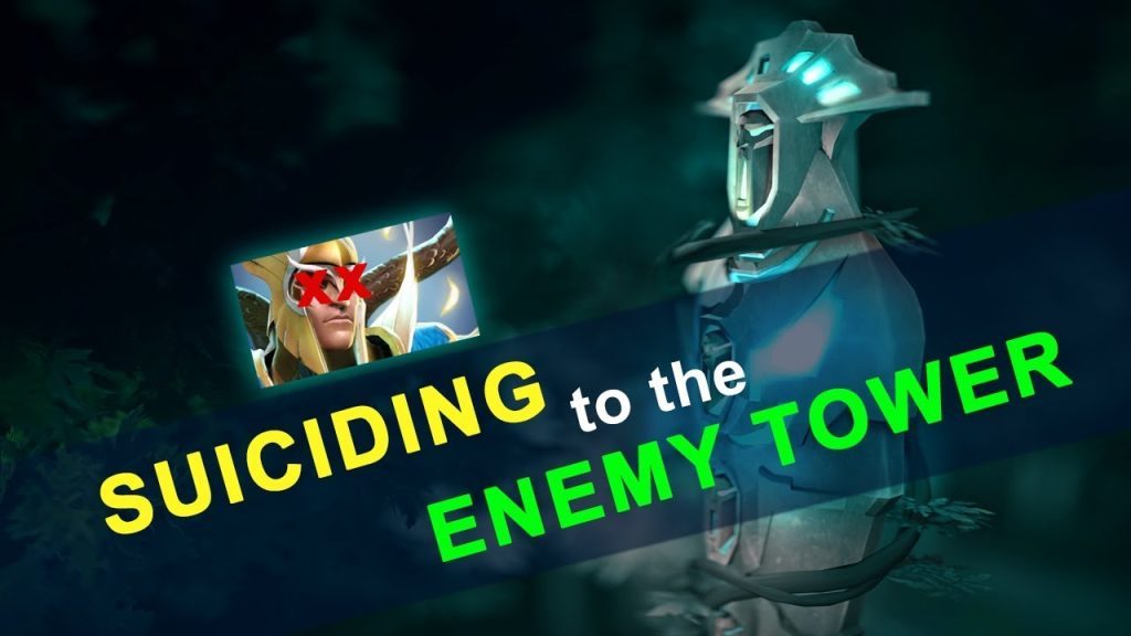 SUICIDING to enemy towers - the RIGHT WAY | Dota 2 Guide