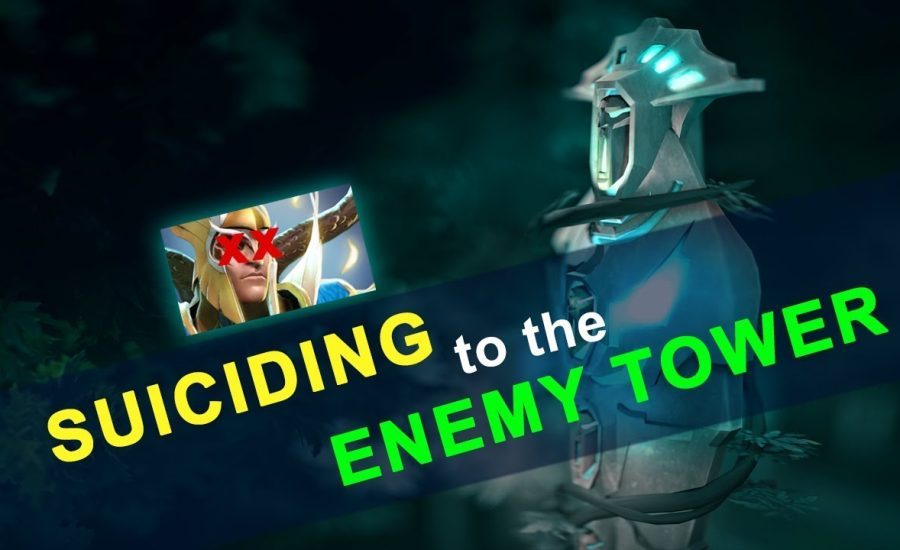 SUICIDING to enemy towers - the RIGHT WAY | Dota 2 Guide