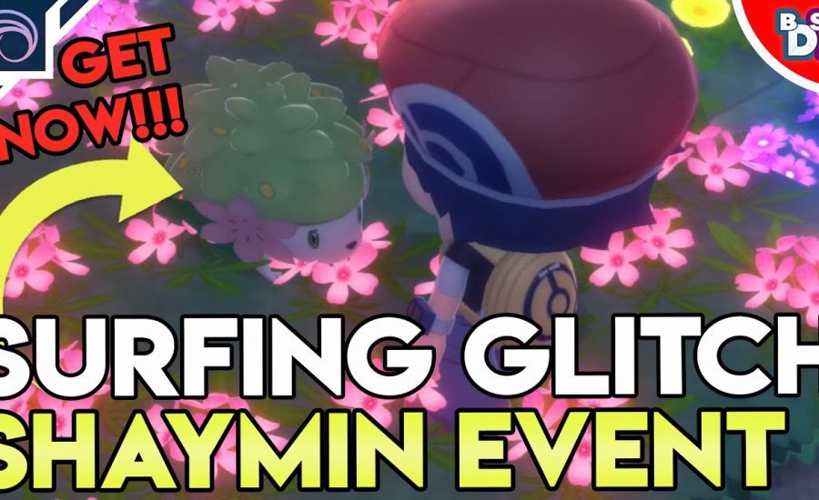 SURFING GLITCH!!! HOW TO GET SHAYMIN *NOW* in Pokemon Brilliant Diamond and Shining Pearl