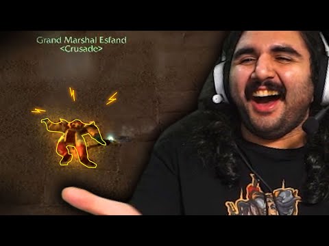 Scarab Lord Esfand Takes on AQ20 | Esfand Best WoW Classic Moments