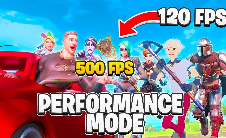 Should You Be Using PERFORMANCE MODE In Fortnite - ULTIMATE Fortnite FPS Boost