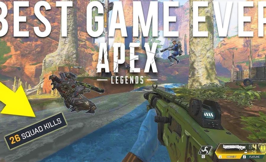 Shroud's BEST APEX LEGENDS GAME | Top Player in the WORLD