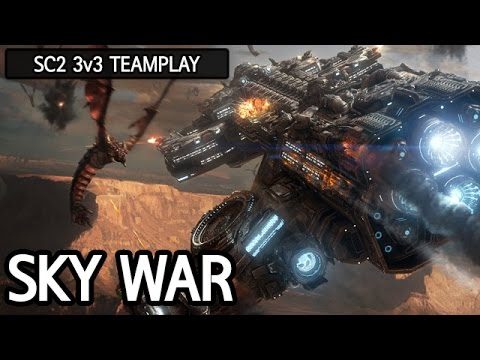 Sky war Battlecruiser vs Corruptor l StarCraft 2: Legacy of the Void l Crank