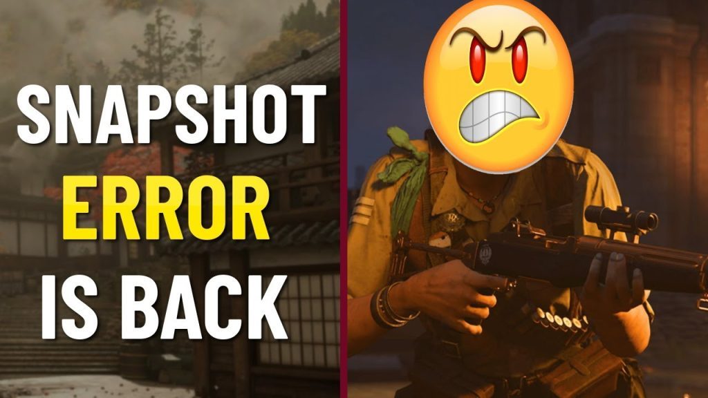 SnapShot Error Code Is Back! | Call of Duty Vanguard