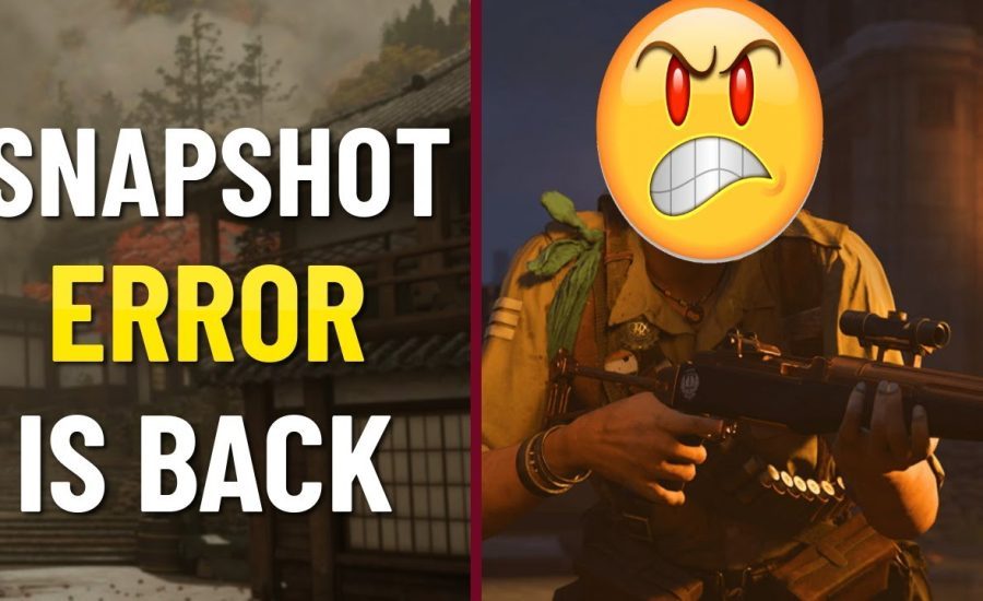 SnapShot Error Code Is Back! | Call of Duty Vanguard