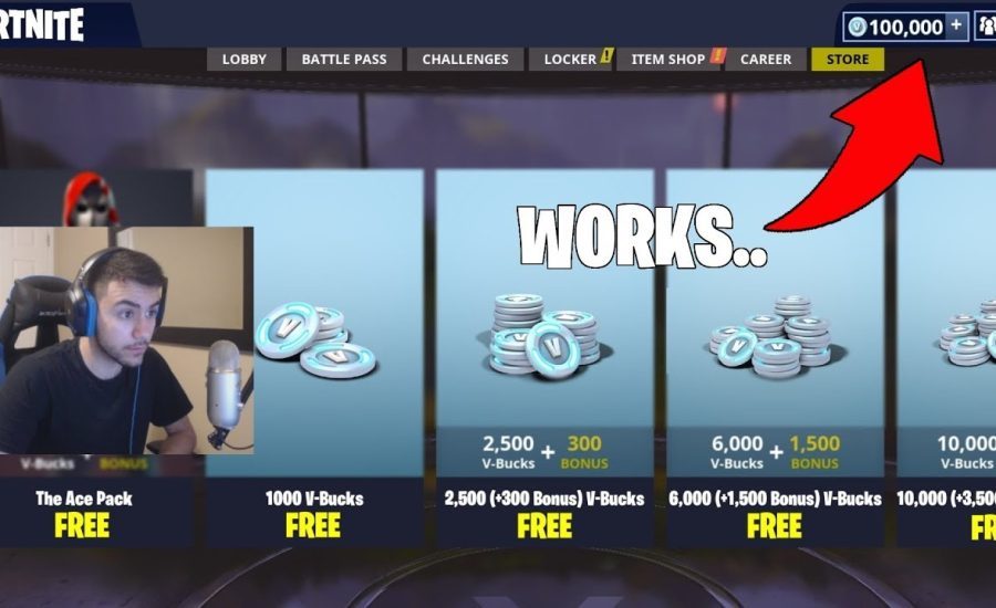 So I found a website that gives you V Bucks for FREE...