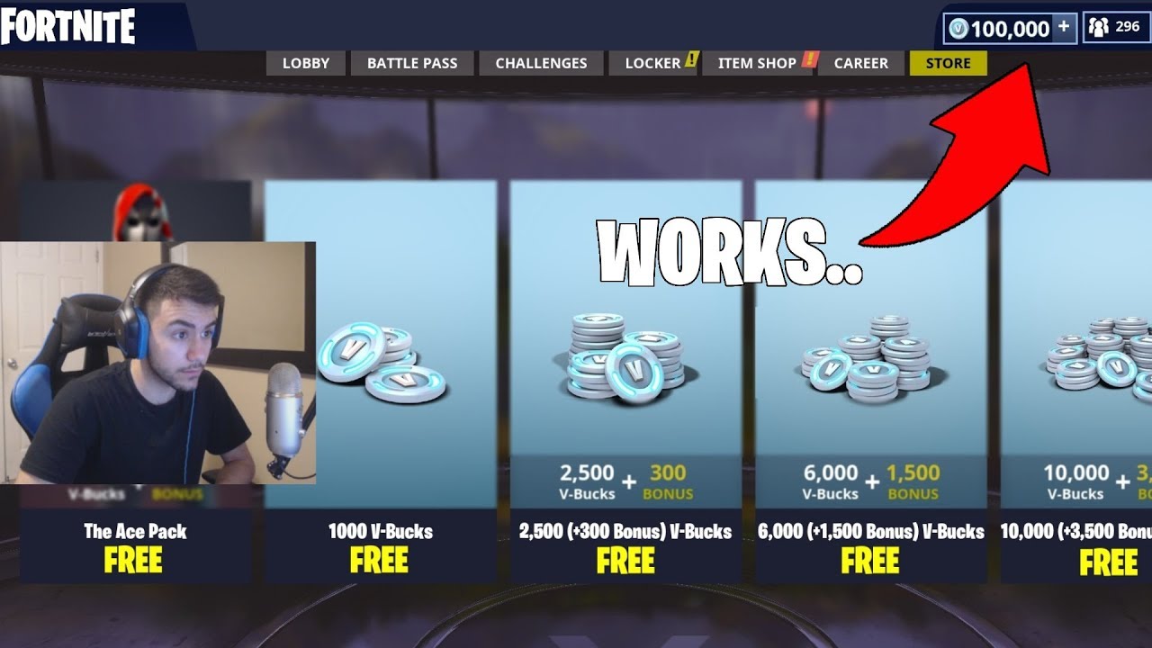 So I found a website that gives you V Bucks for FREE...