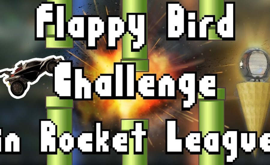 So This Is Called the Flappy Bird Challenge in Rocket League Now...