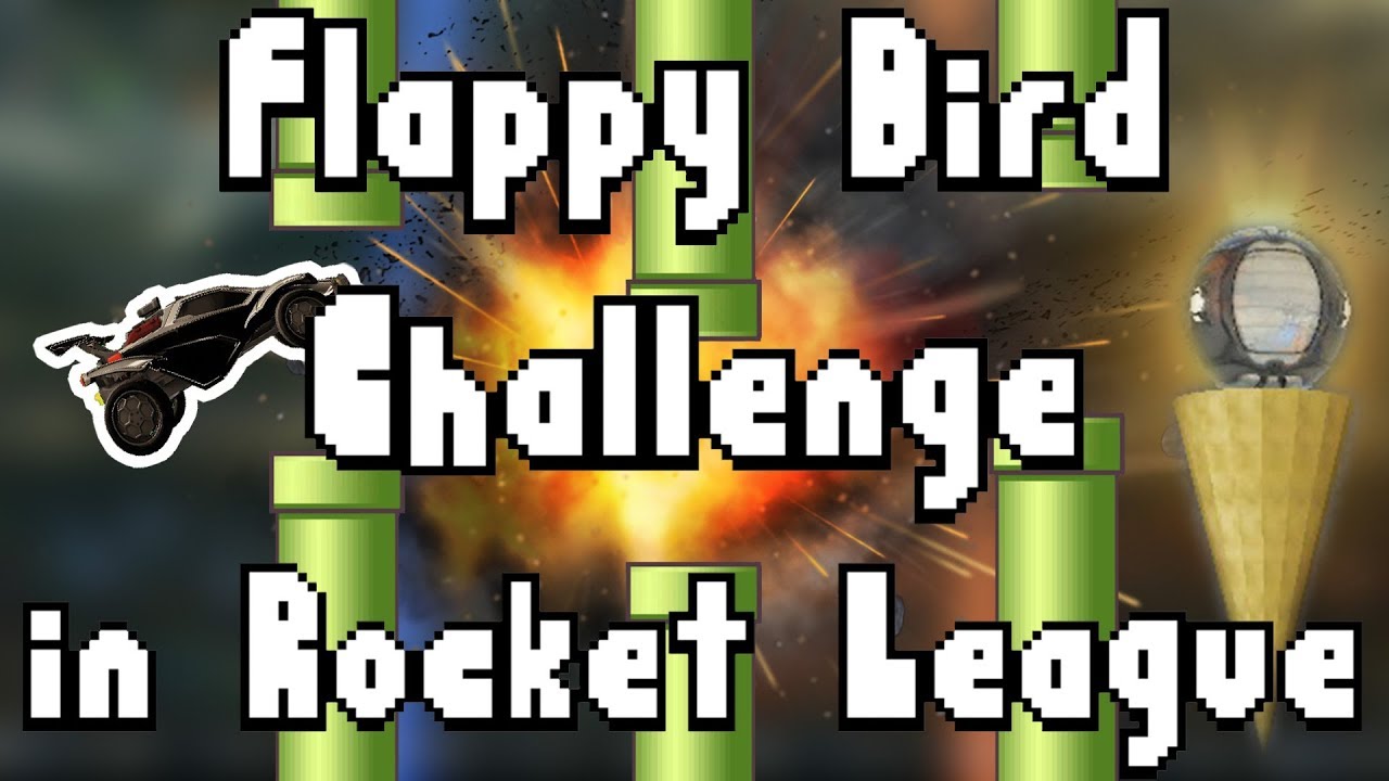 So This Is Called the Flappy Bird Challenge in Rocket League Now...