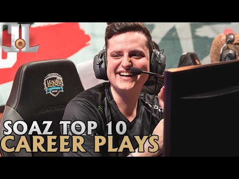 Soaz Top 10 Career Plays | Lol esports